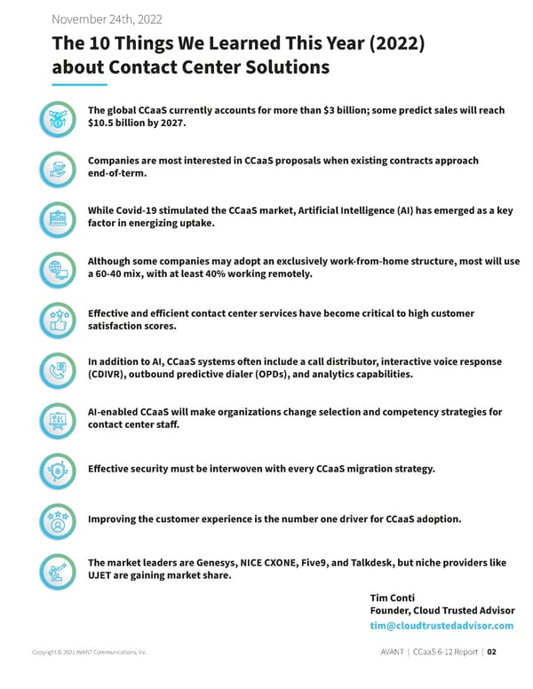 CCaaS Report with trends and research - Page 2