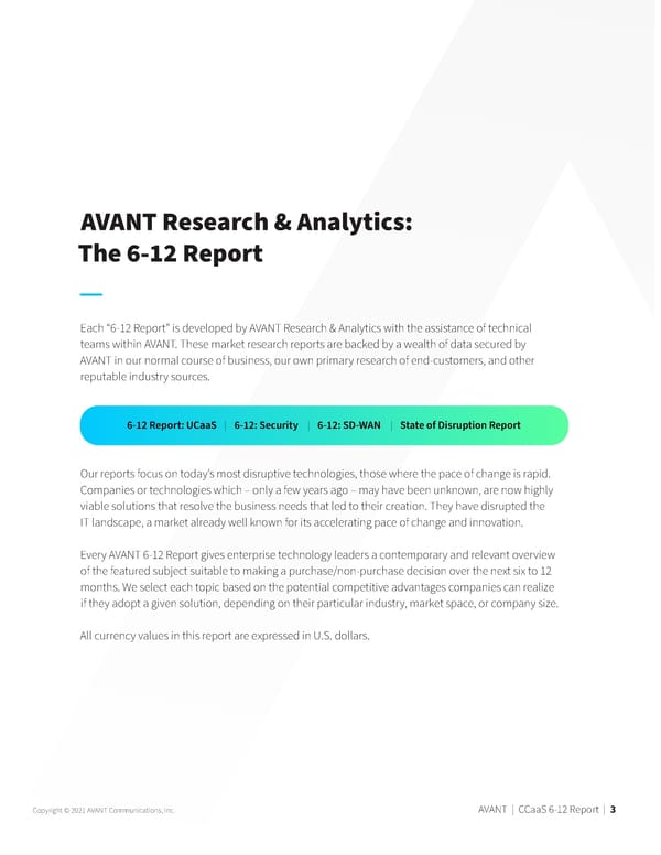 CCaaS Report with trends and research - Page 3