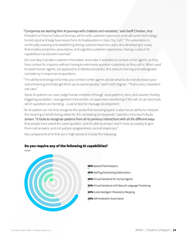 CCaaS Report with trends and research - Page 14