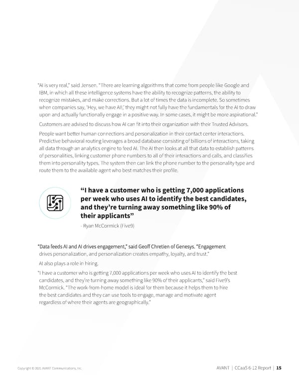 CCaaS Report with trends and research - Page 15