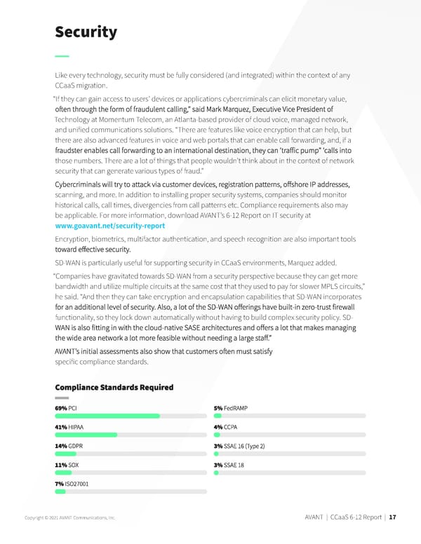 CCaaS Report with trends and research - Page 17