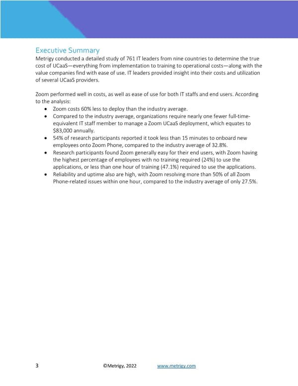 Zoom UCaaS Cost Assessment - Page 3