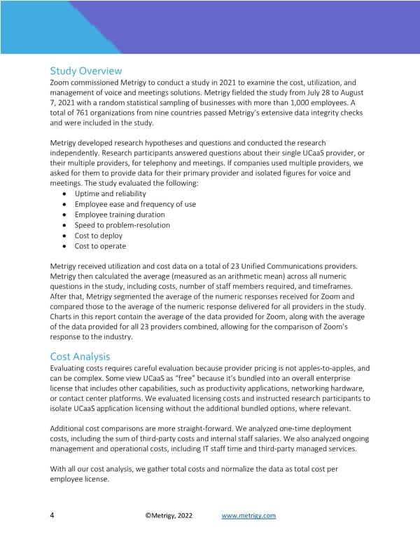 Zoom UCaaS Cost Assessment - Page 4