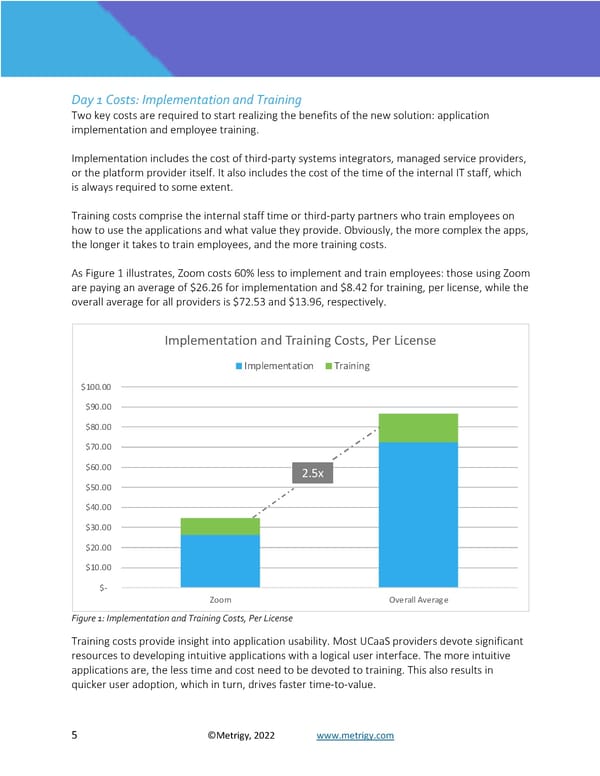 Zoom UCaaS Cost Assessment - Page 5