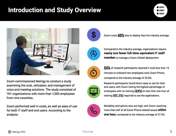 Metrigy Zoom TCO eBook with Video - Page 3