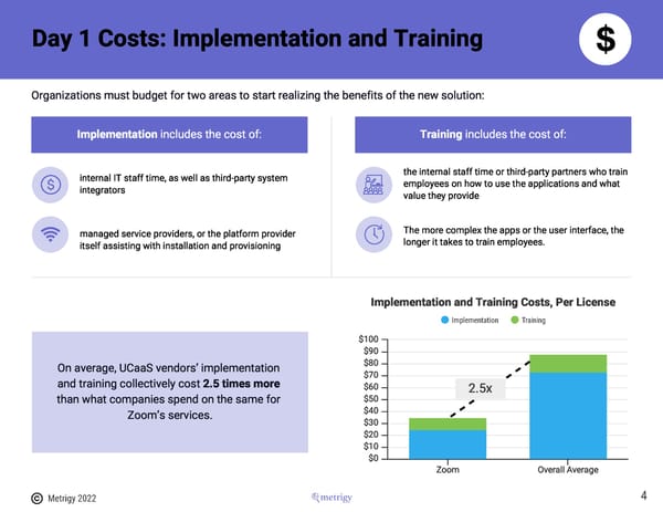 Metrigy Zoom TCO eBook with Video - Page 4