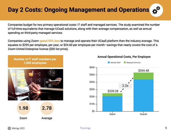 Metrigy Zoom TCO eBook with Video - Page 6