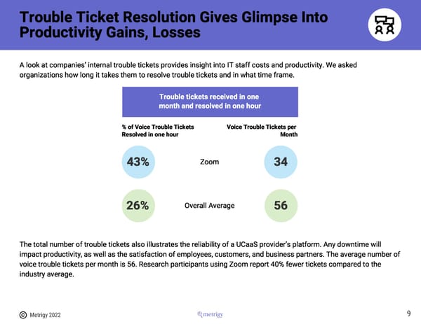 Metrigy Zoom TCO eBook with Video - Page 9