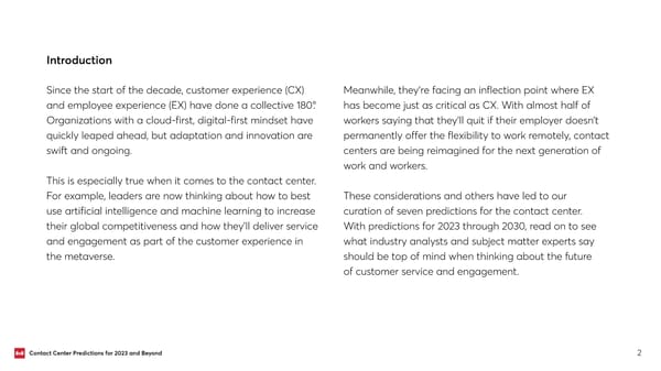 Contact Center Predictions for 2023 and Beyond - Page 2