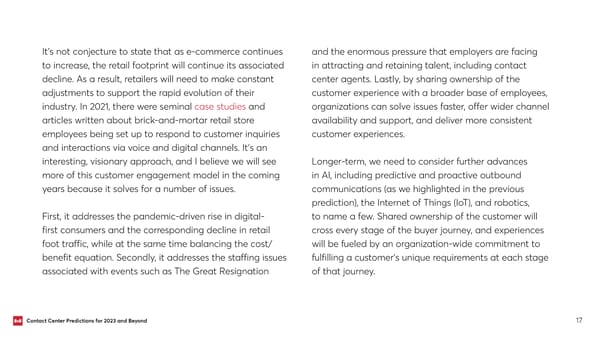 Contact Center Predictions for 2023 and Beyond - Page 17