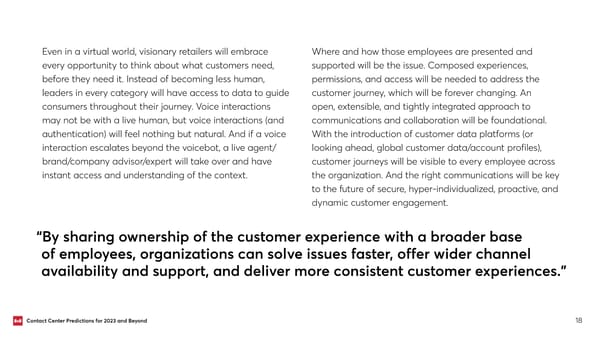 Contact Center Predictions for 2023 and Beyond - Page 18