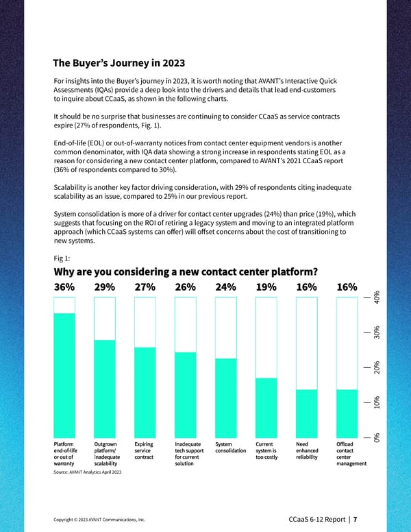 CCaaS Market Trends & Research 2023 - Page 7