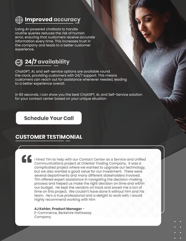 How ChatGPT, AI, and Self-Service Improve Customer Experience - Page 3