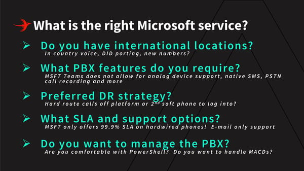 How to choose the best Microsoft Teams Voice/PBX solution - Page 31