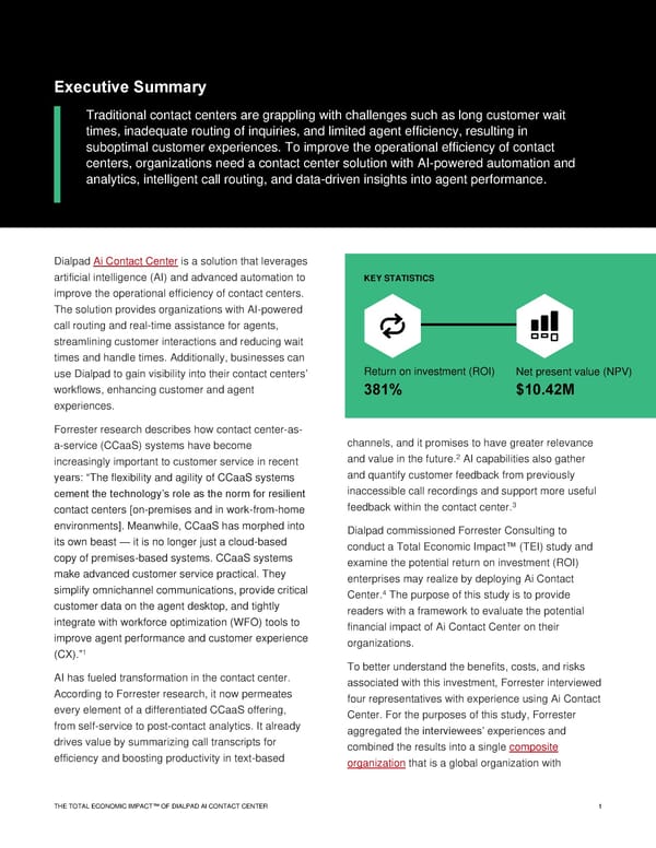 The Economic Impact of Contact Center AI - Page 3