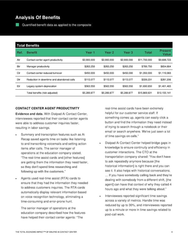 The Economic Impact of Contact Center AI - Page 10