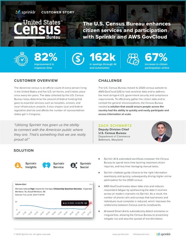 Census Bureau Customer Story Sprinklr - Page 1