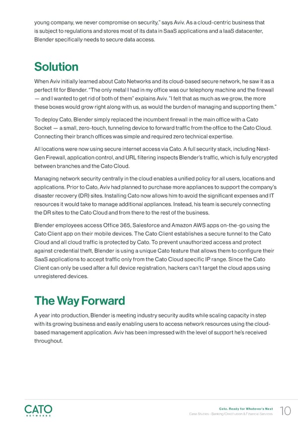 Cato Networks Case Study Financial Services - Page 10