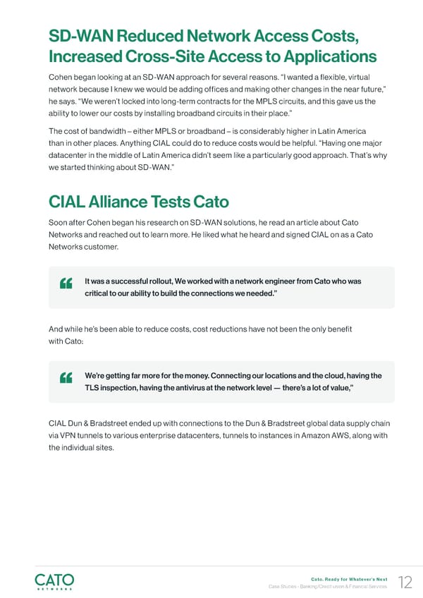 Cato Networks Case Study Financial Services - Page 12