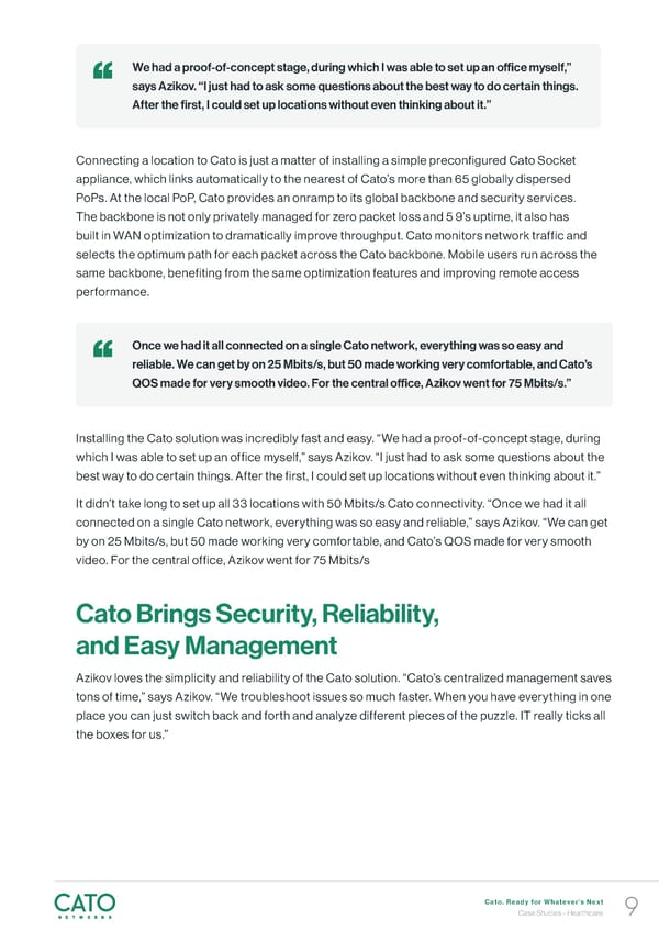 Cato Networks Healthcare - Page 9