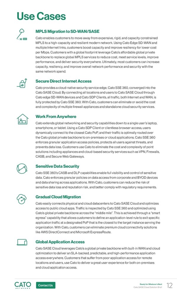 Cato Solution Brief - Page 12