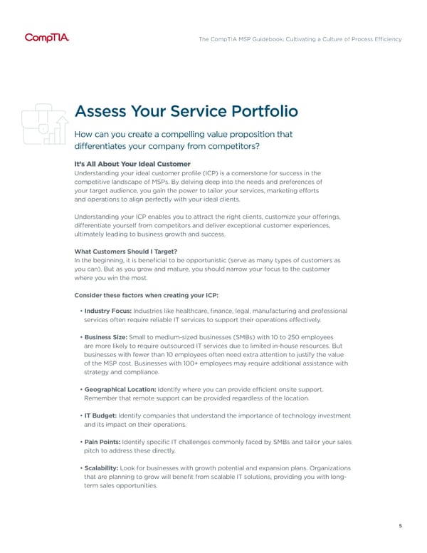 CompTIA MSP Guidebook - Page 5