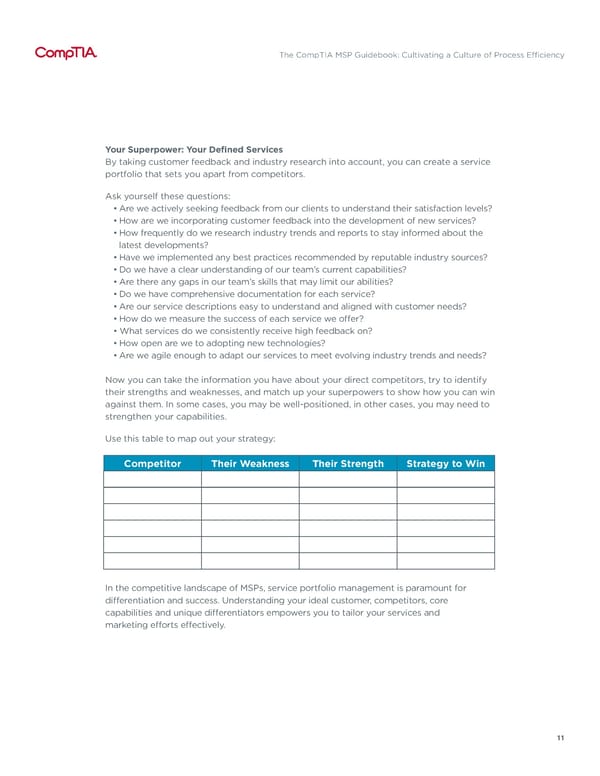 CompTIA MSP Guidebook - Page 11