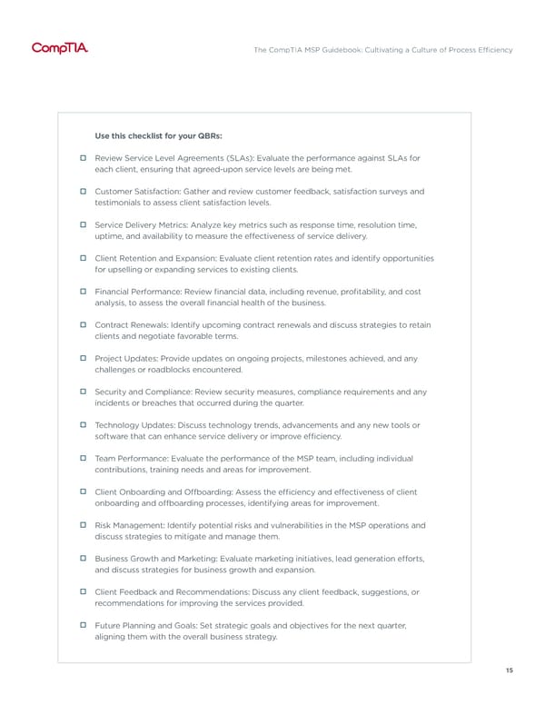 CompTIA MSP Guidebook - Page 15