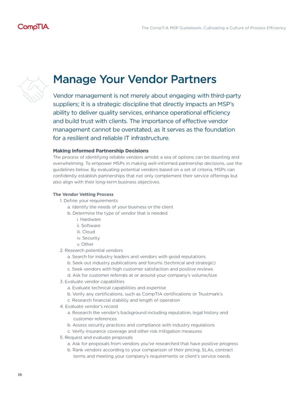 CompTIA MSP Guidebook - Page 26