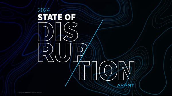 2024 State of Disruption Report - Page 1