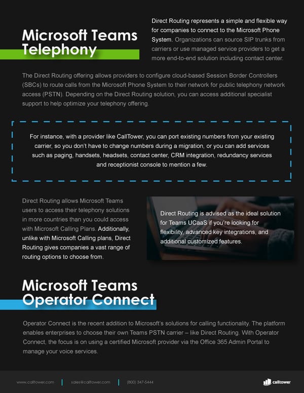 Microsoft Operator Connect vs Direct Routing - Page 2