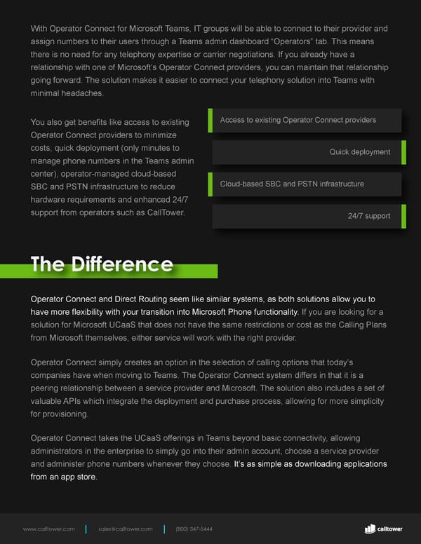 Microsoft Operator Connect vs Direct Routing - Page 3