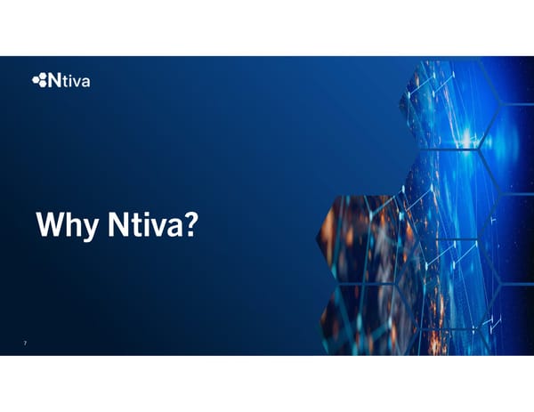 NTIVA Overview - Page 7